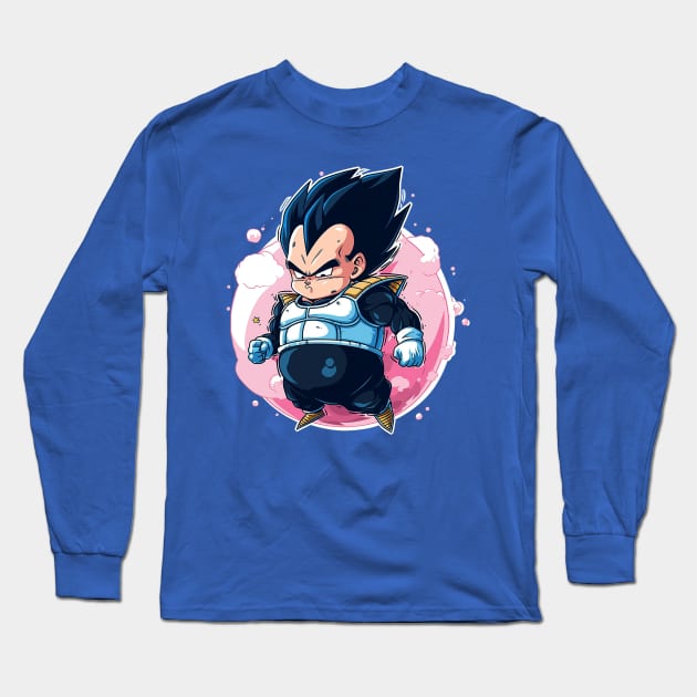 fat vegeta Long Sleeve T-Shirt by pokermoment